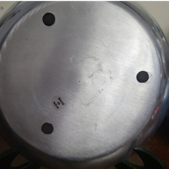 Silver and Pink Rabbit Decorative Plate - Picture 3 of 3